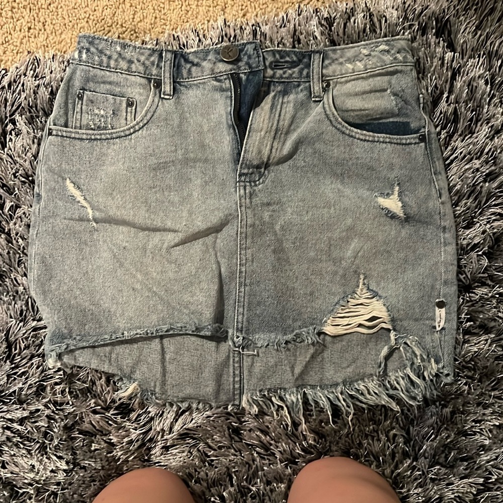 One x One Teaspoon denim skirt size 28